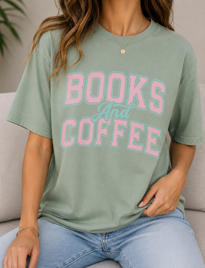Books & Coffee Shirt