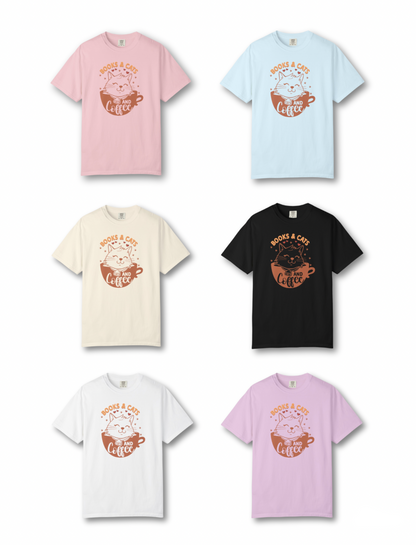 Books & Cats & Coffee Shirt