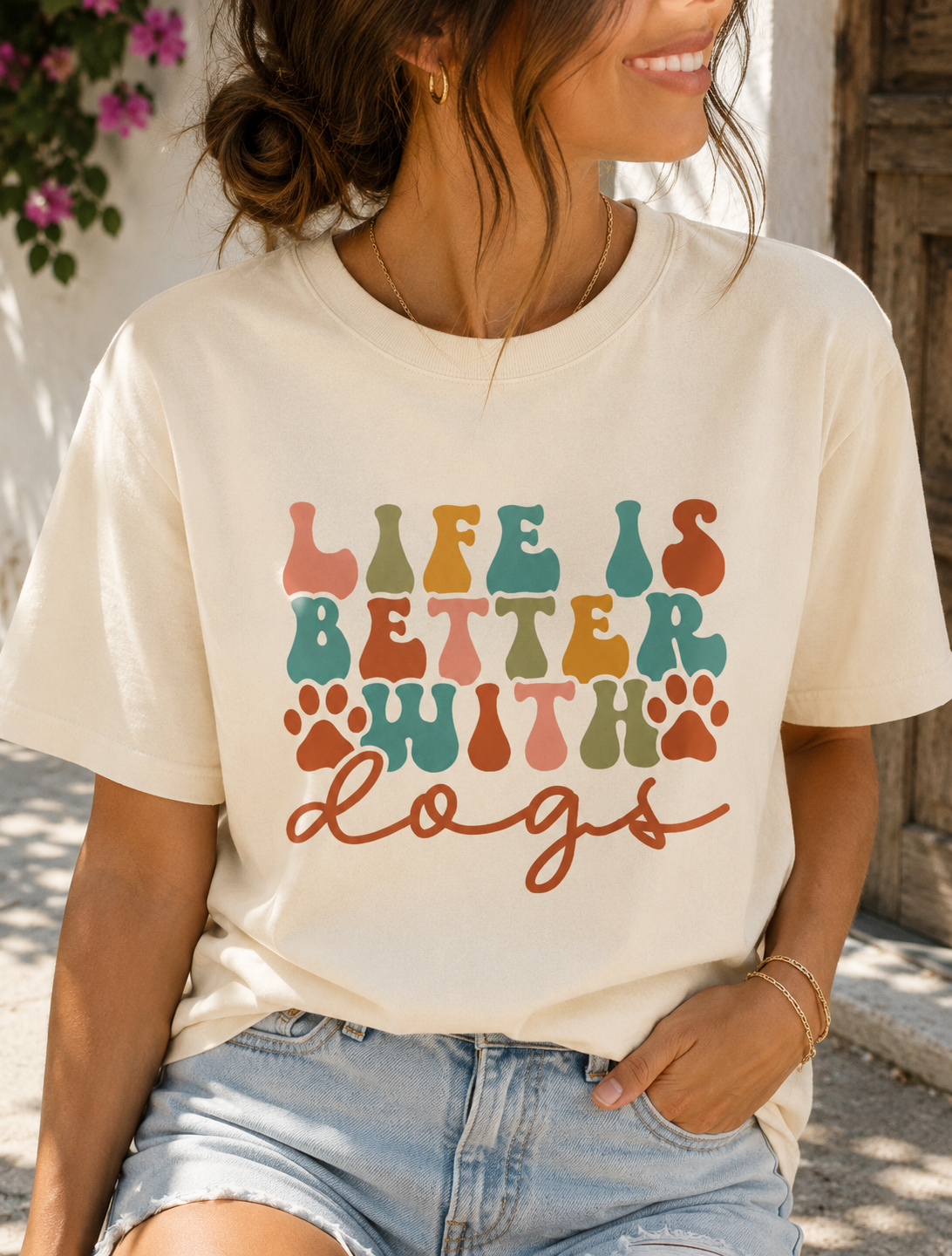 Life Is Better With Dogs Shirt