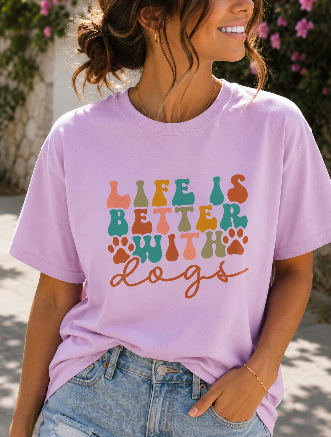 Life Is Better With Dogs Shirt