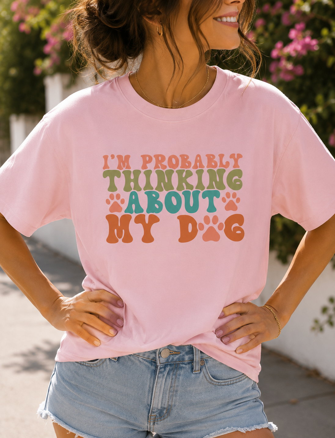 I'm Probably Thinking About My Dog Shirt
