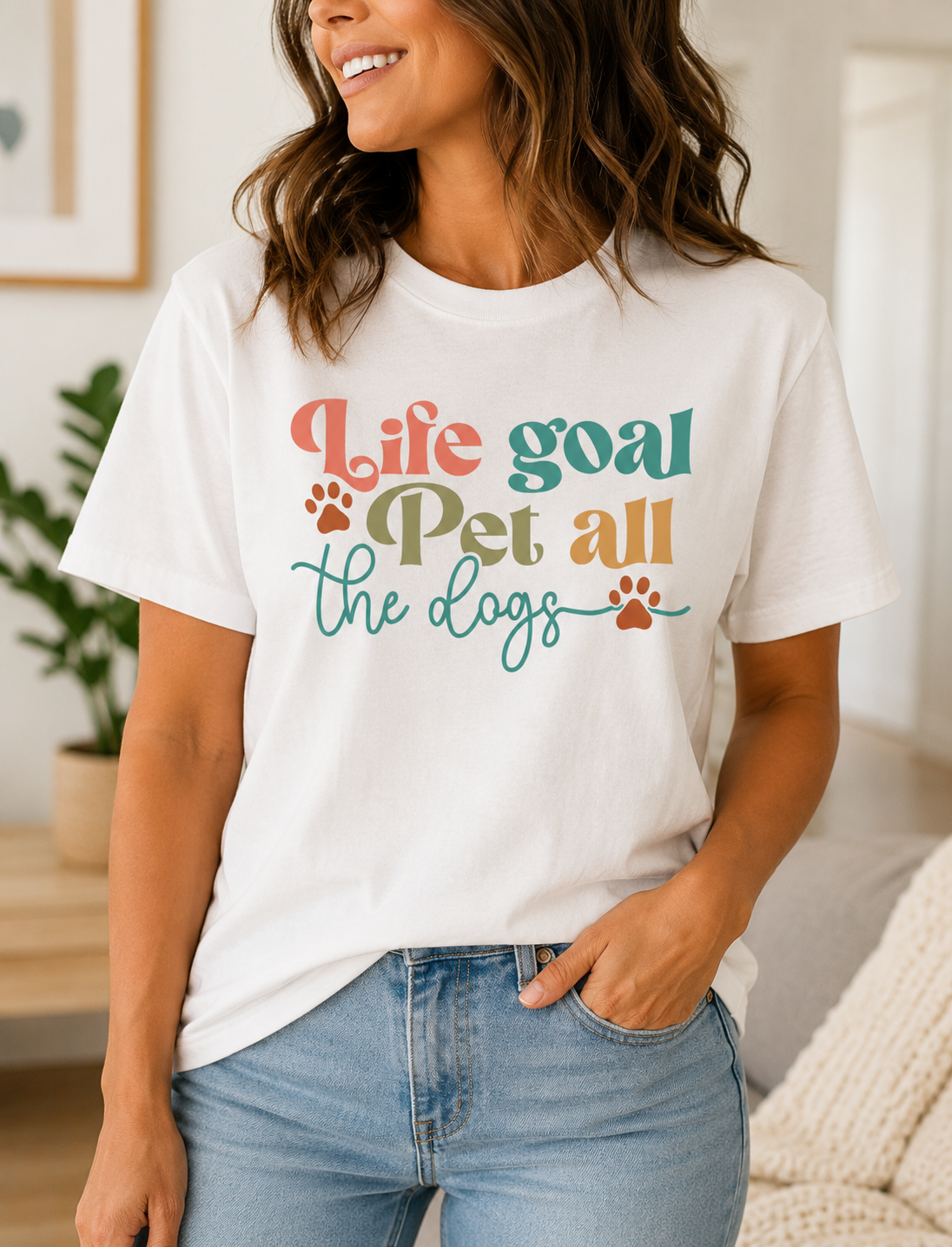 Life Goal Pet All The Dogs Shirt