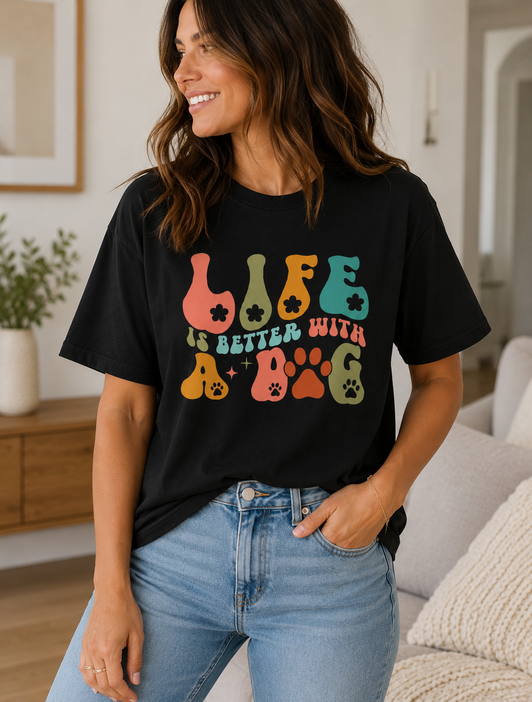 Life Is Better With A Dog Shirt
