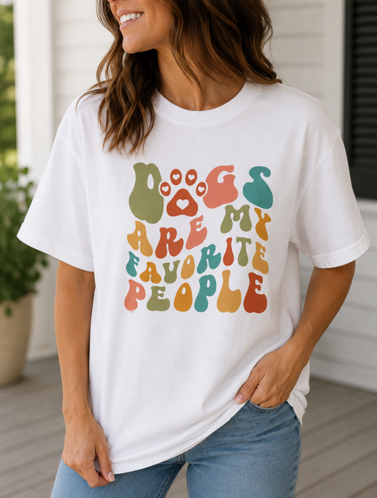 Dogs Are My Favorite People Shirt