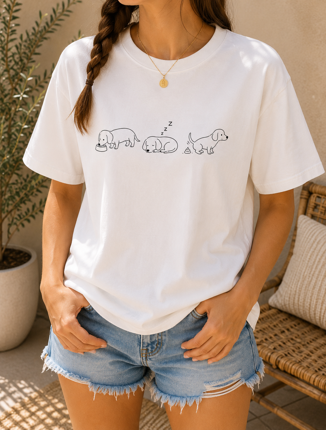 Dog Eat Sleep And Poop Shirt