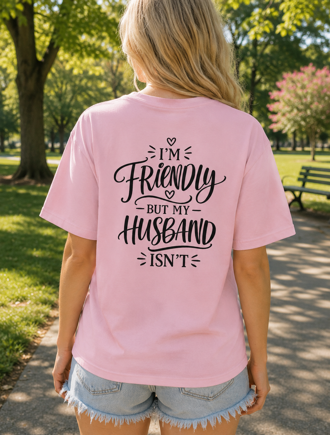 I'm Friendly But My Husband Isn't Shirt